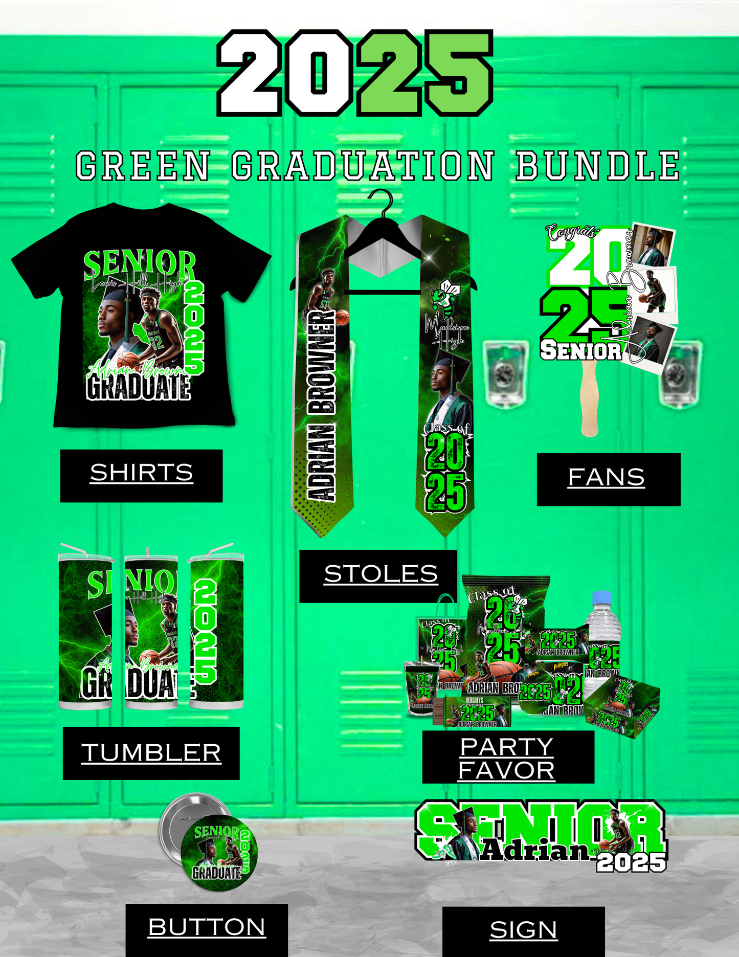 2025 Green Graduation Bundle