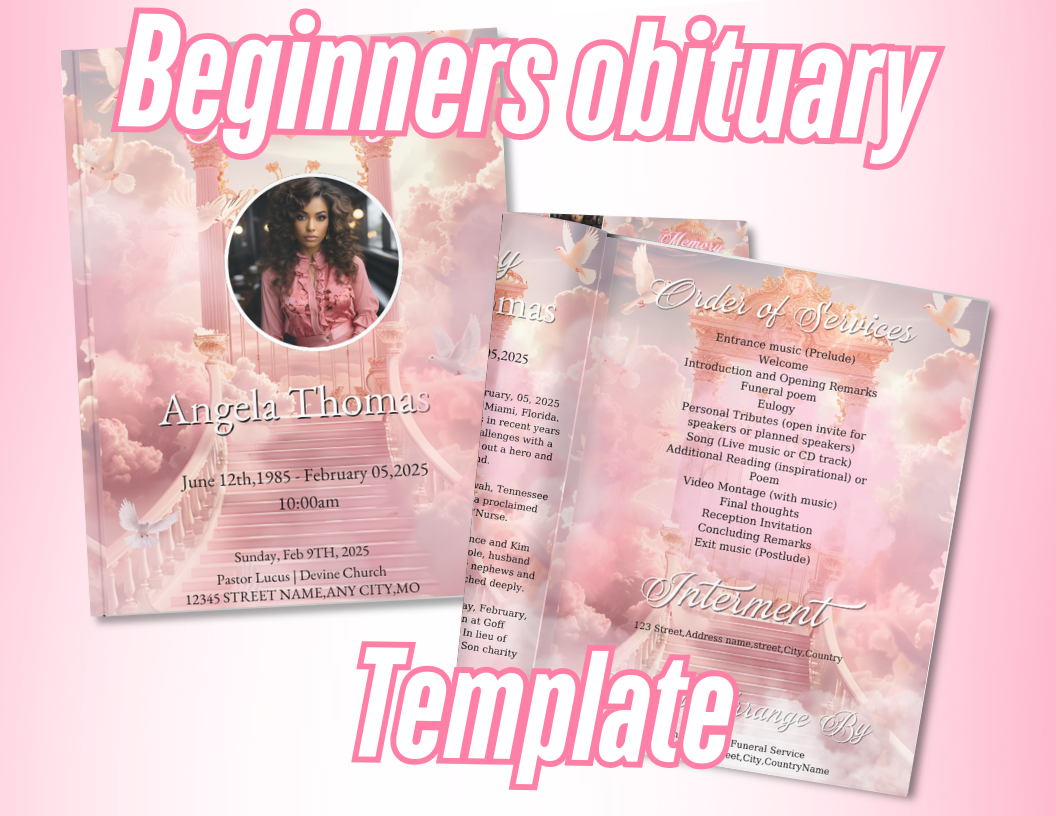 Obituary Template